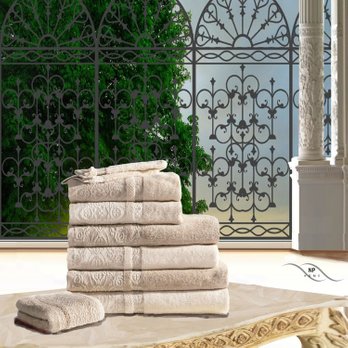 NP-HOME - Bath towel sets made of 1. Cotton 2. Cotton & Linen 3. Combed cotton.